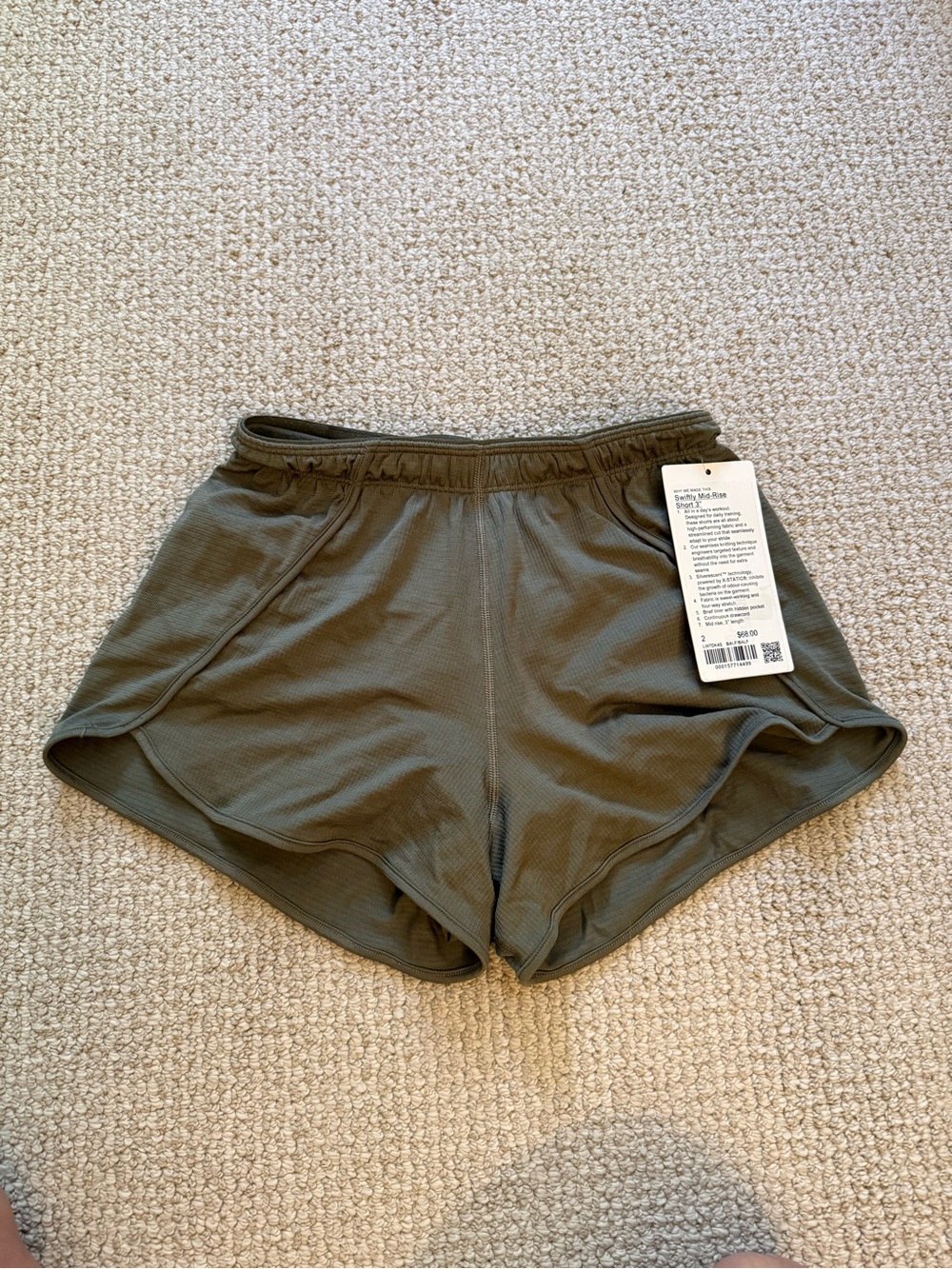 Lululemon Swiftly Mid Rise Short 3” - color Balf